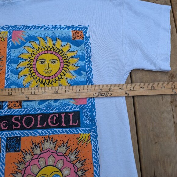 Vintage 1980s Anchor Club Fun Art Esprit de Soleil Graphic T-shirt Hoodie - Picture 7 of 8